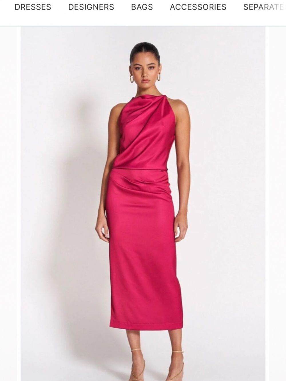 Sofia the label satin dress